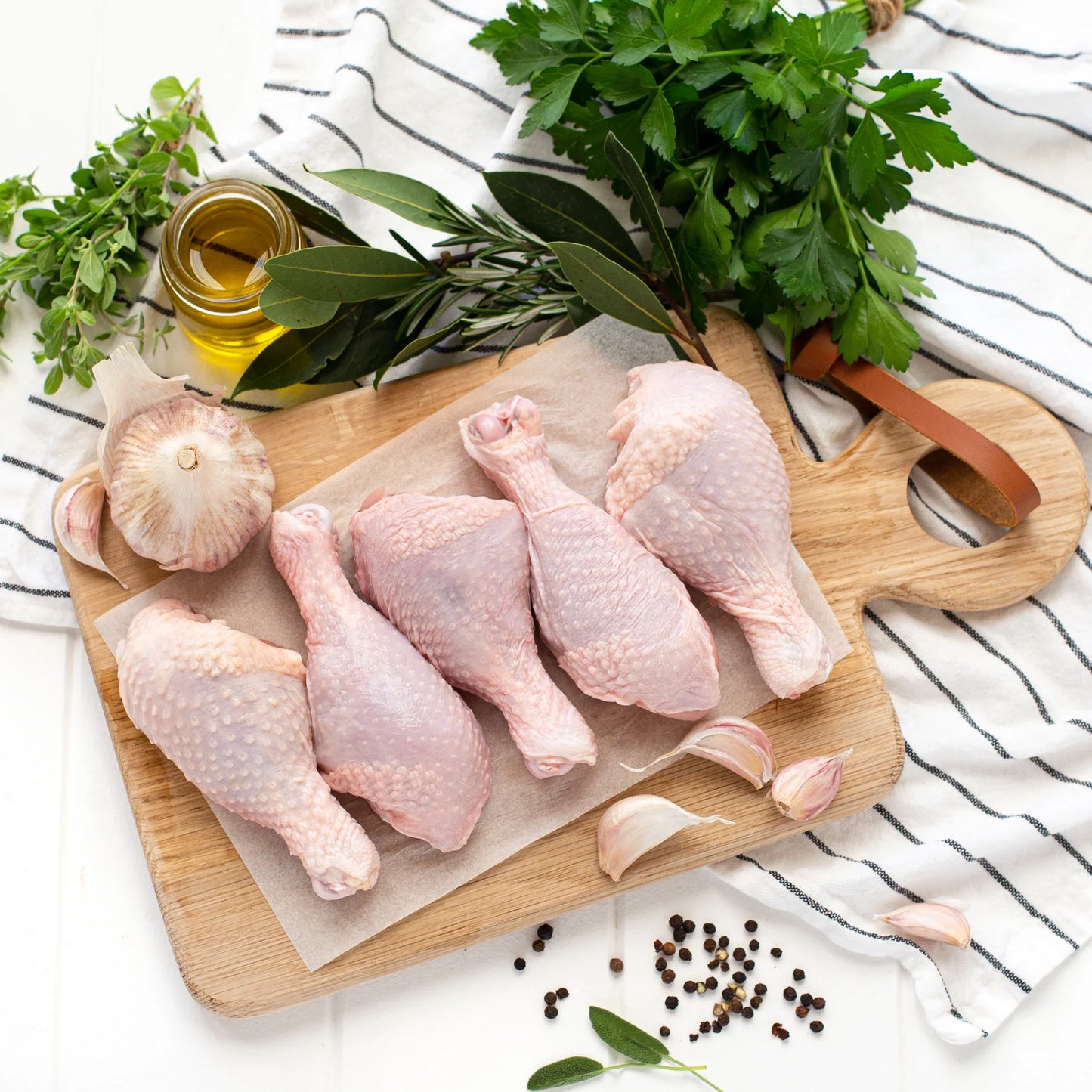 Chicken Drumsticks average 1kg pack - Pasture Raised