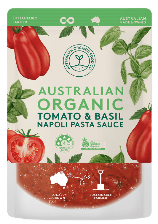 Organic Napoli & Basil Pasta Sauce 400g