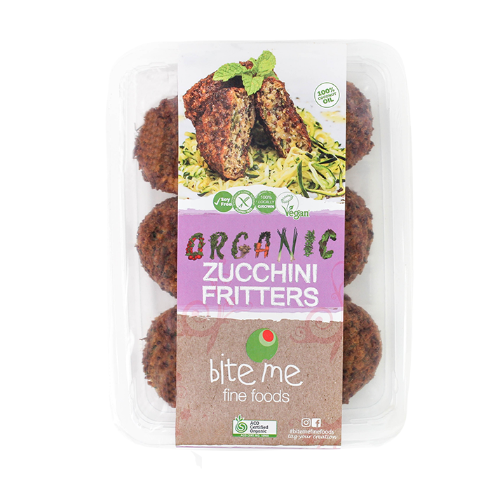 Bite Me Organic Zucchini Fritters 250g