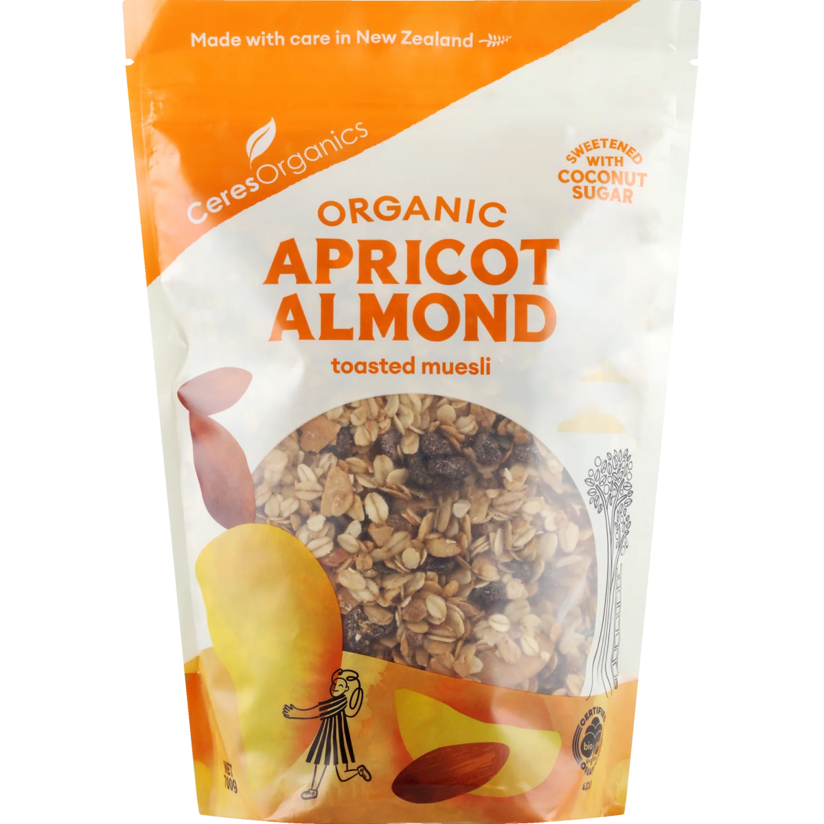 Ceres Organic Apricot & Almond Muesli 700g