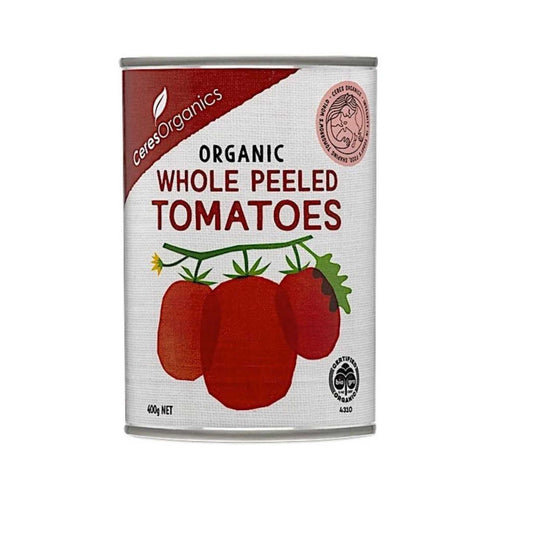 Ceres Organics Organic Tomatoes, Whole Peeled 400g