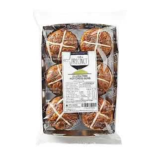 GF Precinct Hot Cross Buns 6 pack