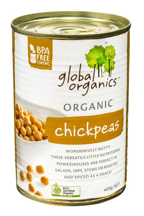 GLOBAL ORGANICS CHICKPEAS WITH SALT