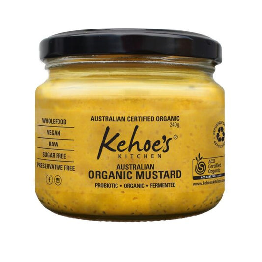 Kehoe's Kitchen Organic Australian Mustard 240g