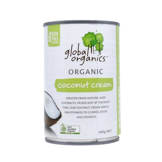 Global Organics Organic Coconut Cream 400g