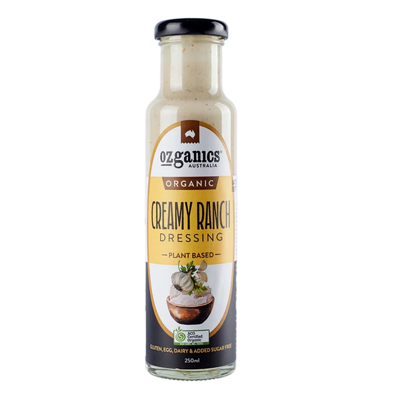 Ozganics Organic Creamy Ranch Dressing 250ml
