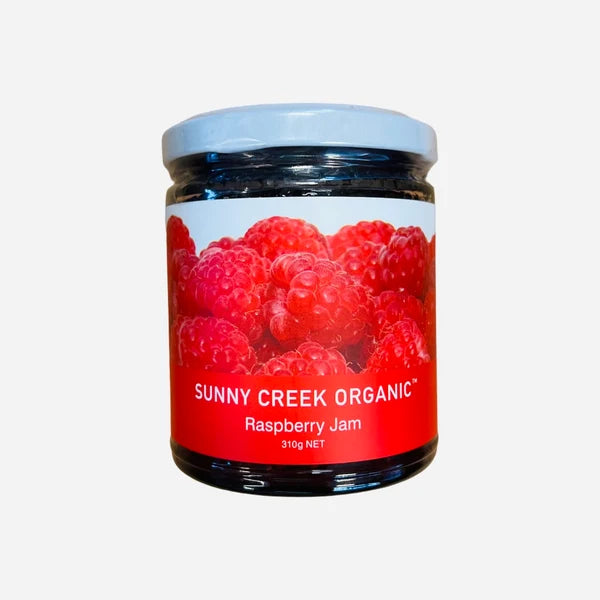 Sunny Creek Organic Raspberry Jam 310g