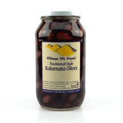 Organic Kalamatta Olives in Red Wine Vinegar 500ml