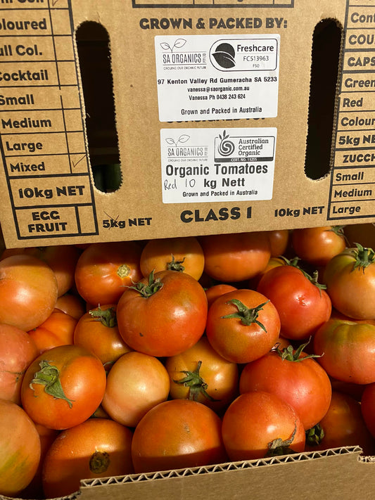 SA Organics Tomatoes 10kg Box - Grosse Lisse (Red)