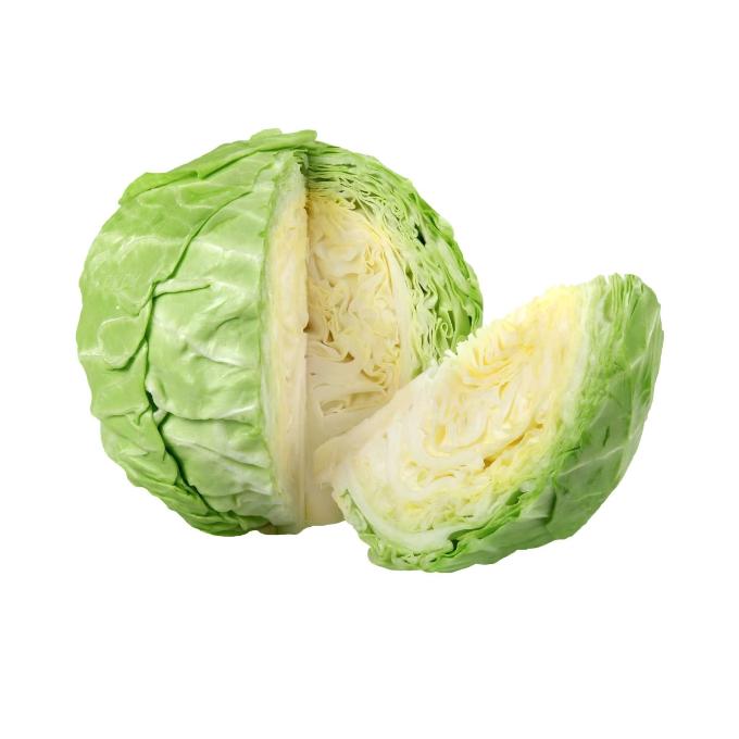 Organic Green Cabbage HALF (medium)