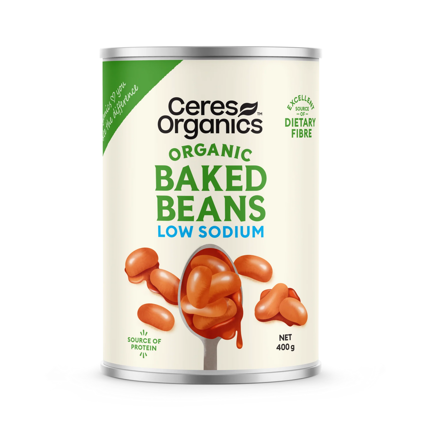 Ceres Organic Low Sodium Baked Beans 400g