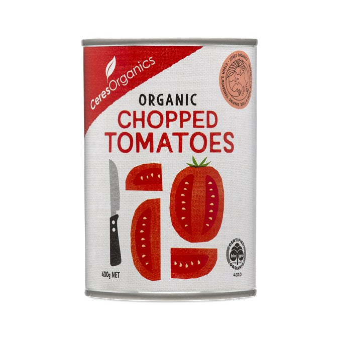 Ceres Organics Organic Chopped Tomatoes 400g