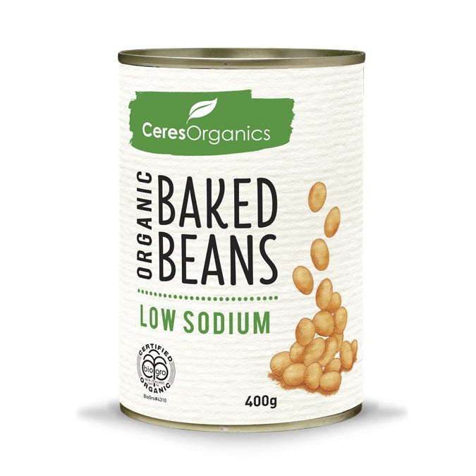 Ceres Organic Low Sodium Baked Beans 400g