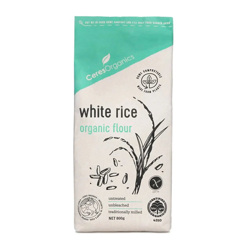 Organic White Rice Flour 800g