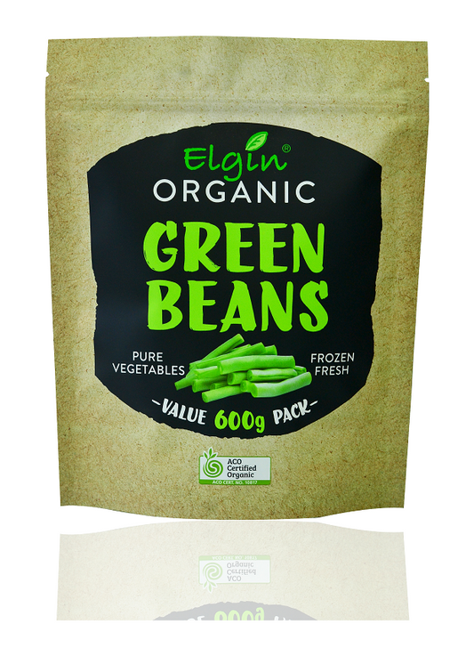 Elgin Organic Green Beans 600g FROZEN