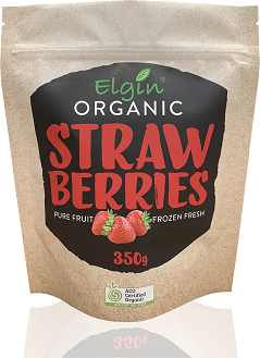 Elgin Organic Strawberries 350g FROZEN
