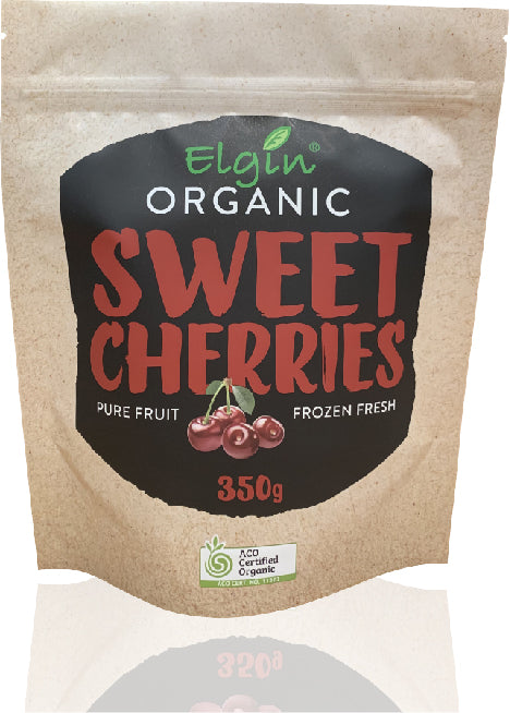 Elgin Organic Sweet Cherries 350g FROZEN