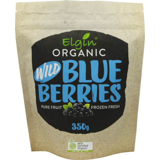 Elgin Organic Wild Blueberries 350g FROZEN