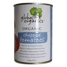 Global Organics Organic Chopped Tomatoes 400g