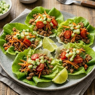 Beef Mince Lettuce Cups / Taco Bowls
