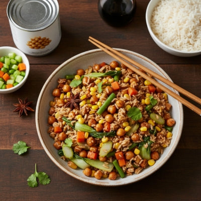 Chickpea & Veggie Fried Rice