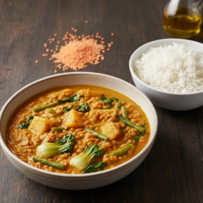 Mild Lentil & Veggie Curry