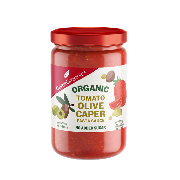 Ceres Tomato, Olive, Caper Pasta Sauce