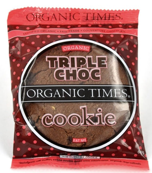 Organic Times Triple Choc Cookie 60g