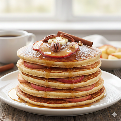 Apple Cinnamon Pancakes