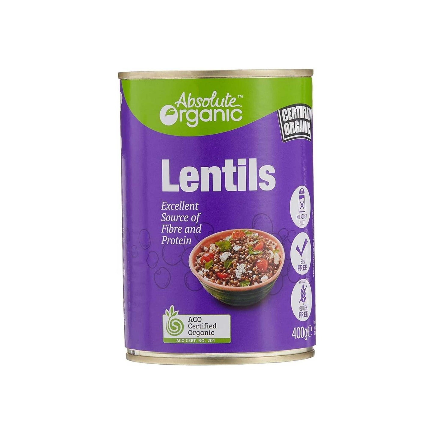 Absolute Organic Brown Lentils 400g