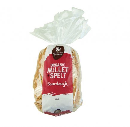 Ancient Grains Organic Millet & Spelt Bread 580g