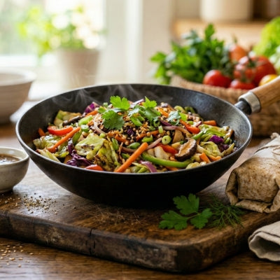 Asian-Style Cabbage Stir-Fry