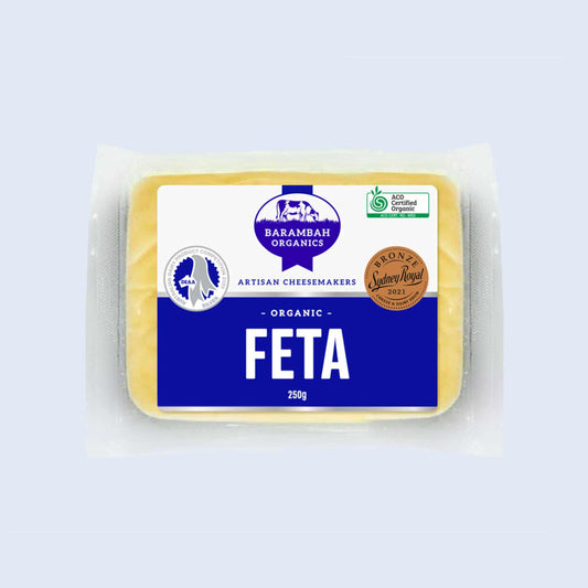Barambah Organic Feta Cheese 250g