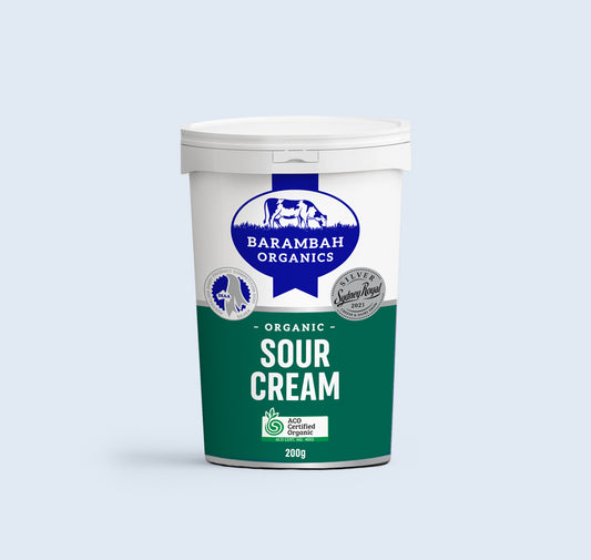 Barambah Organic Sour Cream 200g (Use By 6/5/24)