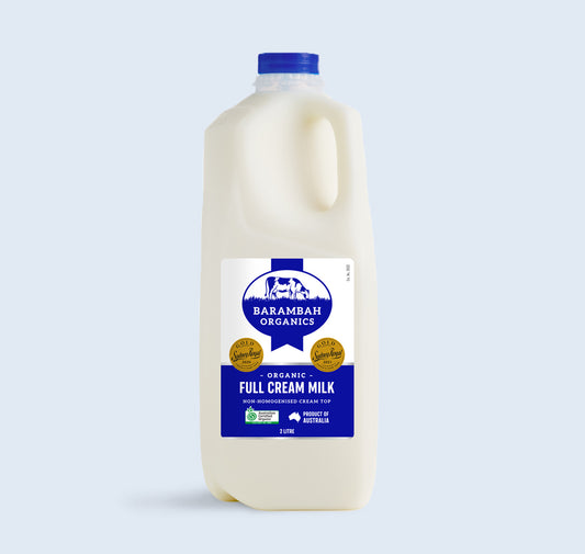 Barambah Organic Full Cream Milk 1 Litre