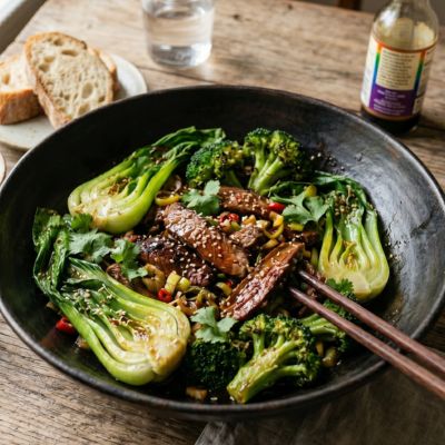 Beef, Broccoli & Pak Choy Stir Fry