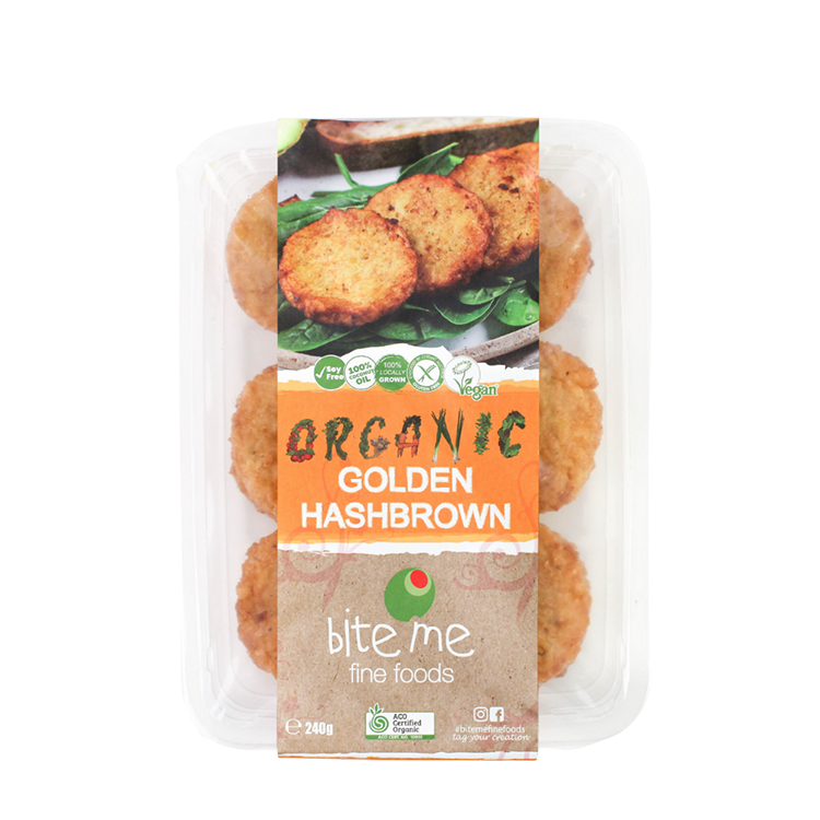 Bite Me Organic Golden Hashbrowns 240g