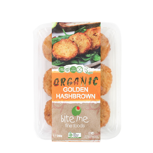Bite Me Organic Golden Hashbrowns 240g