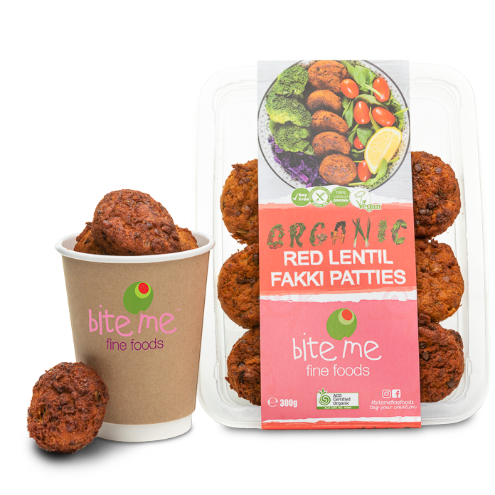 Bite Me Organic Red Lentil Fakki Patties 300g