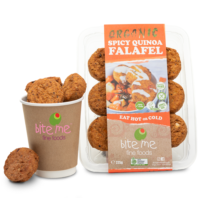 Bite Me Organic Spicy Quinoa Falafels 225g