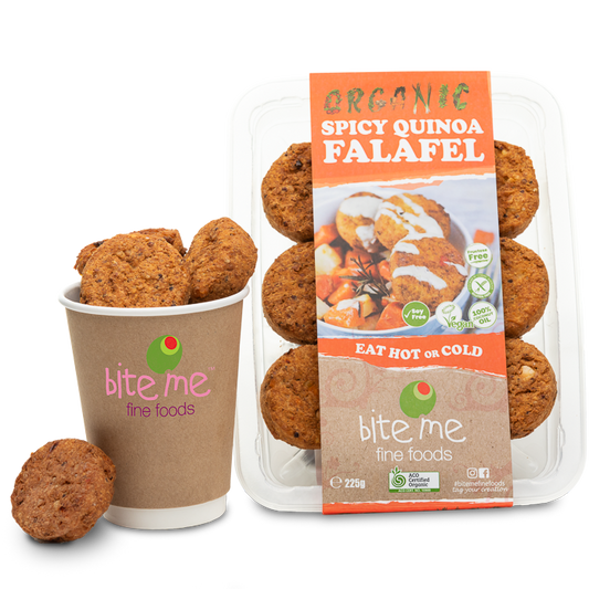 Bite Me Organic Spicy Quinoa Falafels 225g