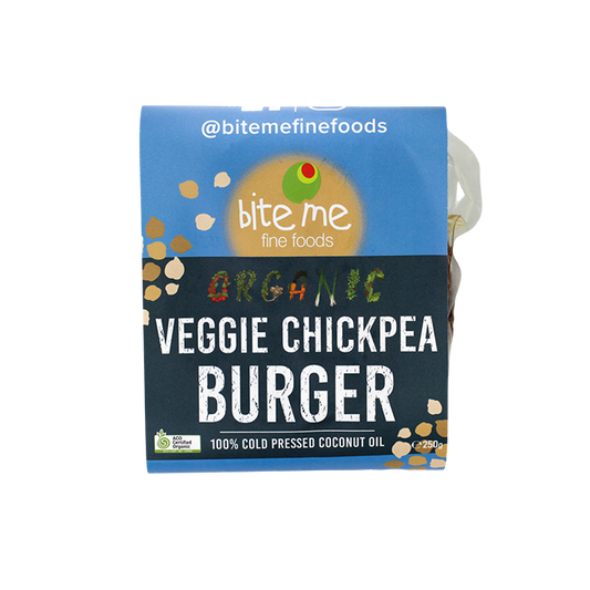 Bite Me Organic Veggie Chickpea Burgers 2 pack