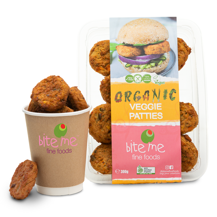 Bite Me Organic Veggie Patties 300g