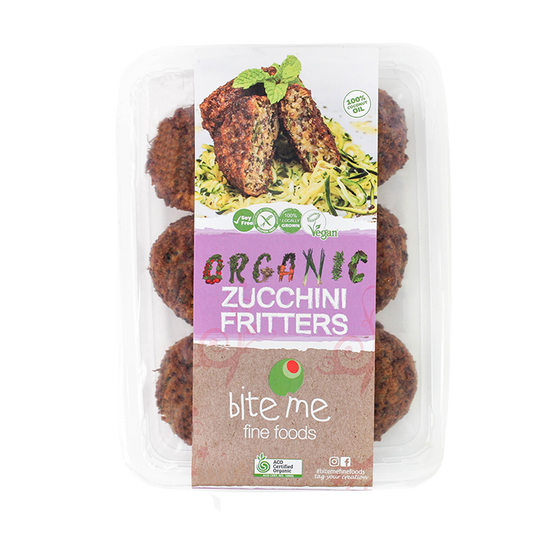 Bite Me Organic Zucchini Fritters 250g