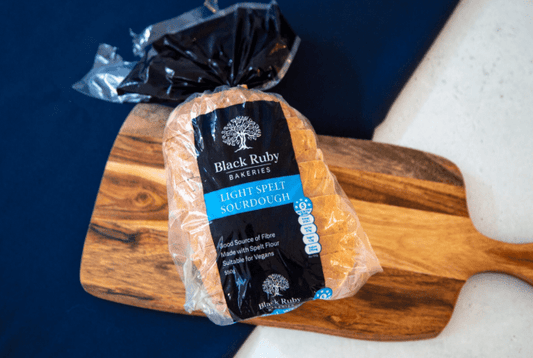 Black Ruby Light Spelt Sourdough 550g (uncertified)