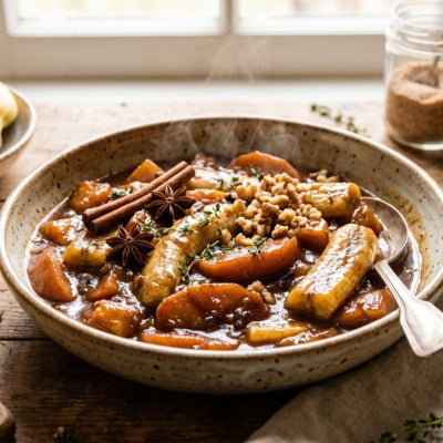 Caramelized Apple Banana Compote