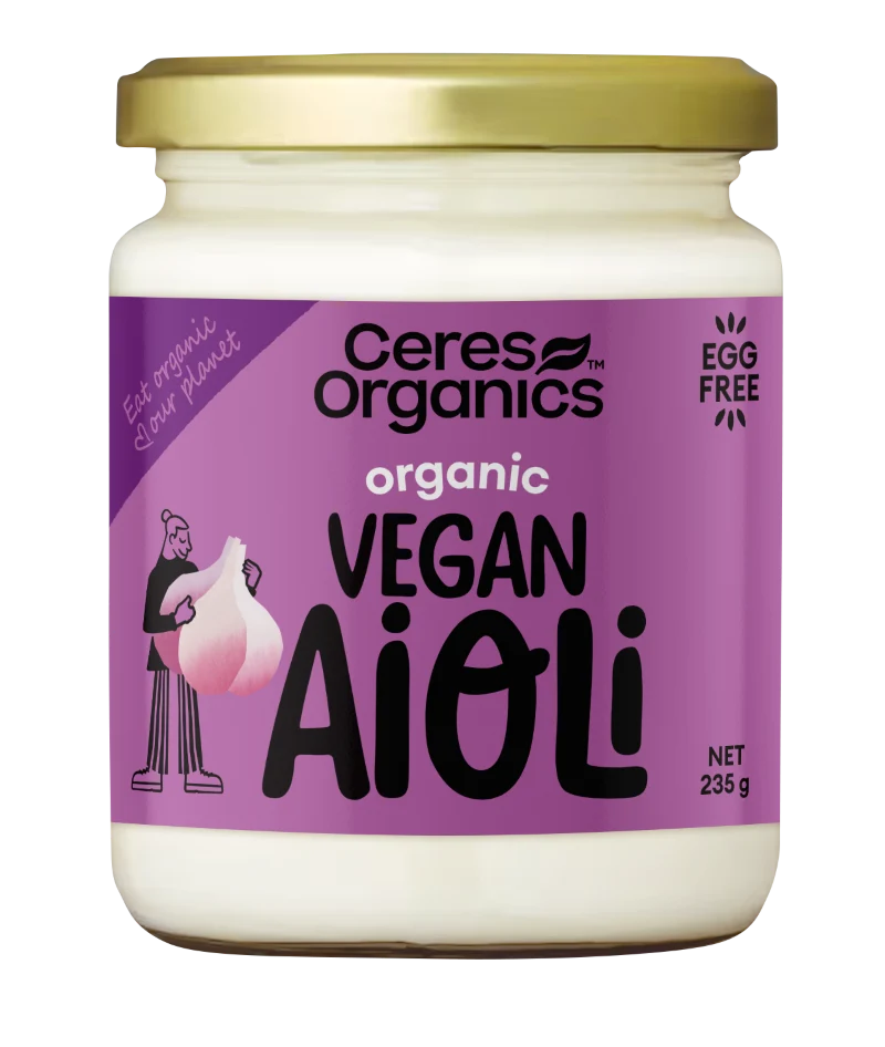 Ceres Organic Garlic Aioli Egg-Free 235g