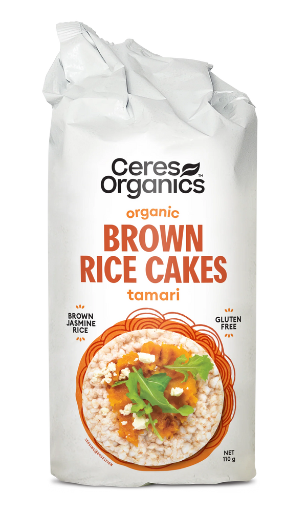 Ceres Organics Brown Rice Cakes 150g Tamari Soy