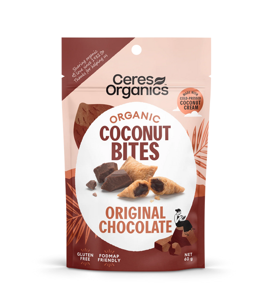 Ceres Organic Gluten Free Coconut Bites - Chocolate 60g