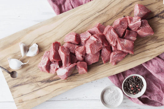 CTO Organic Diced Beef 500g - GF & preserv free